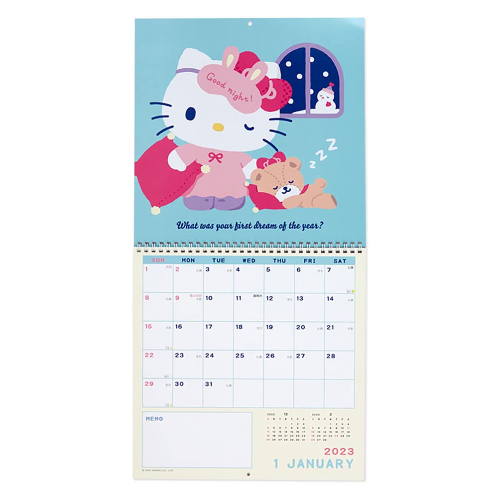 Amazon.co.jp: サンリオ(SANRIO) サンリオ カレンダー 2023年 壁掛け